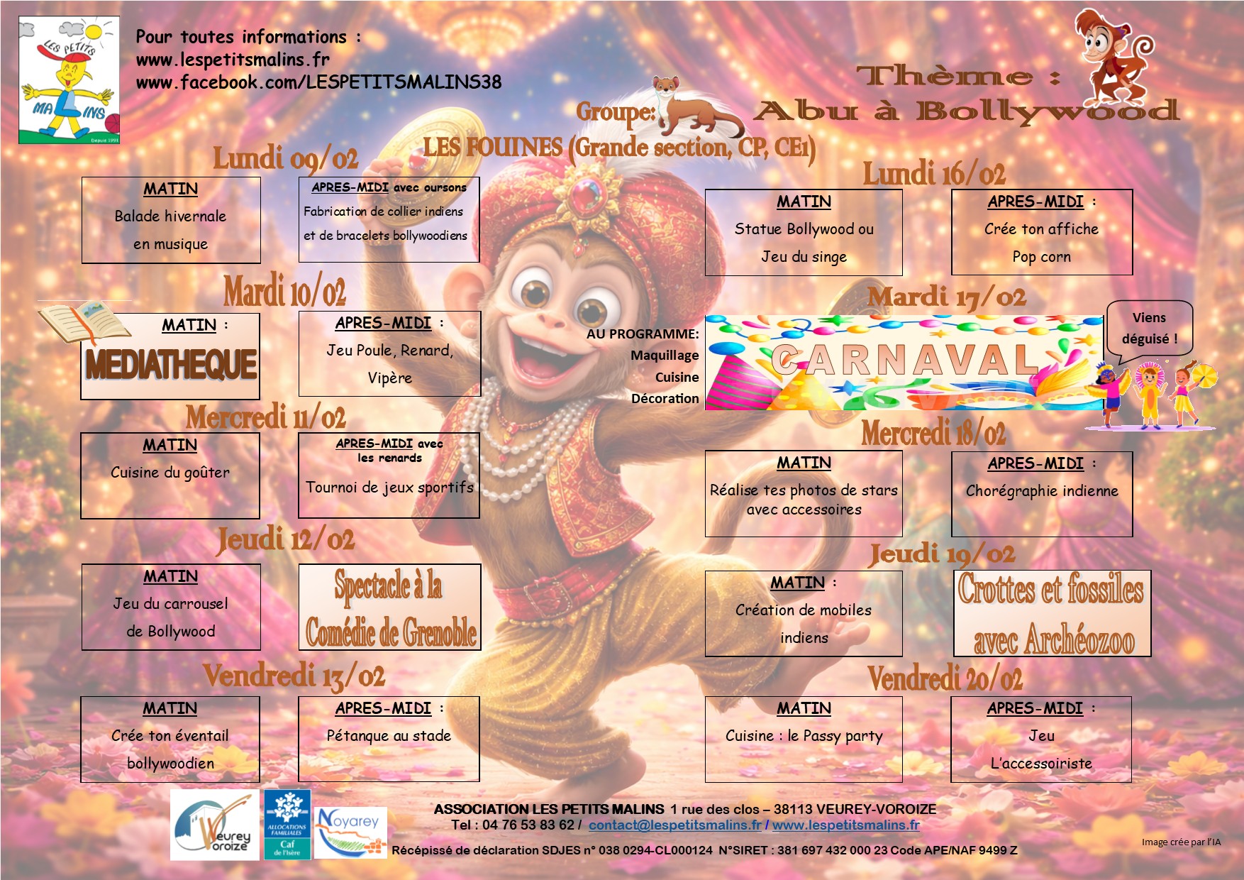 VACANCES hiver 2026 fouines